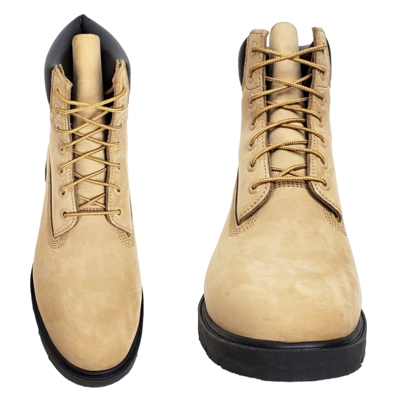 New Timberland mens classic 6 Inch boots natural beige nubuck waterproof lace up main image 8
